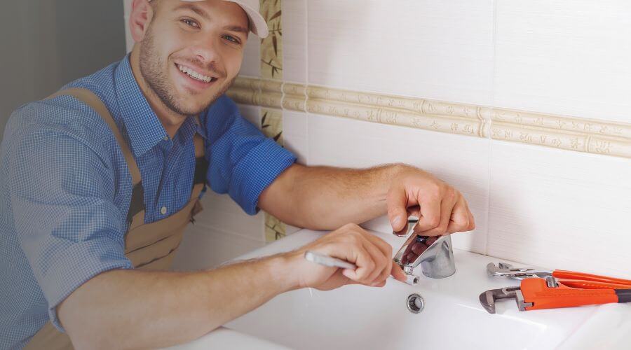 Faucet cartridge replacement in Kents Hill, ME
